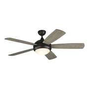 Discus 52" Remote LED Ceiling Fan in Aged Pewter