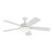 Dscs Clssc Smart 52" Ceiling Fan in Matte White