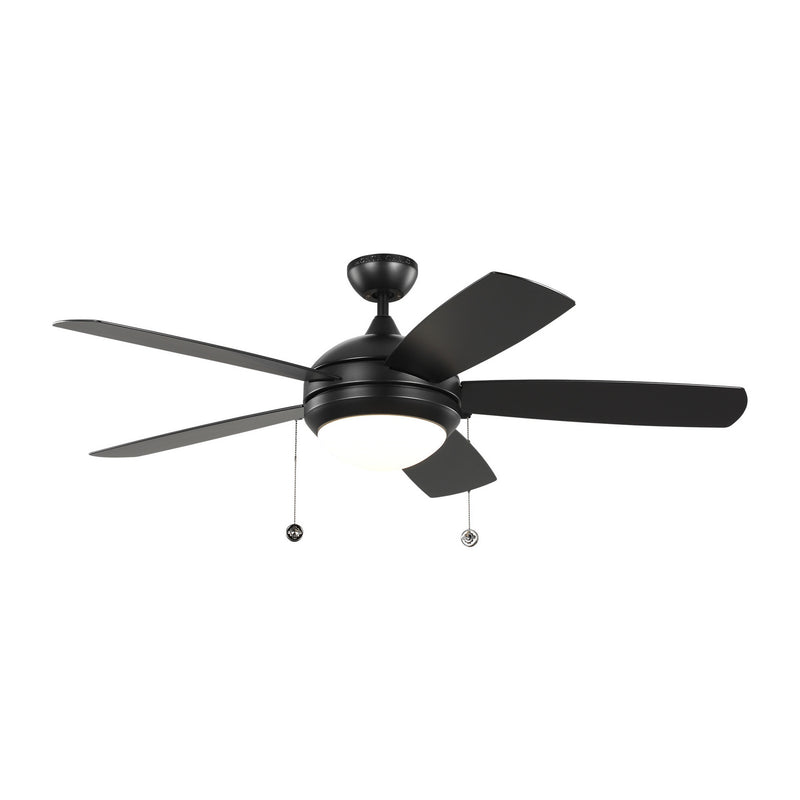 Discus Outdoor 52" Ceiling Fan in Matte Black
