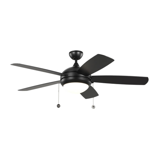 Discus 52" Wet-Rated LED Ceiling Fan in Matte Black