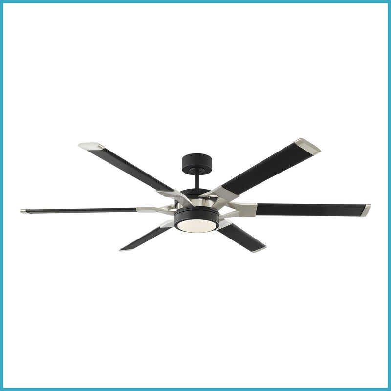 Loft 62" LED Ceiling Fan in Midnight Black