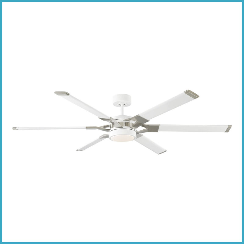 Loft 62" LED Ceiling Fan in Matte White