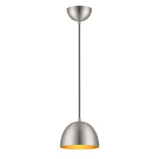Tova 9" Pendant in Satin Nickel