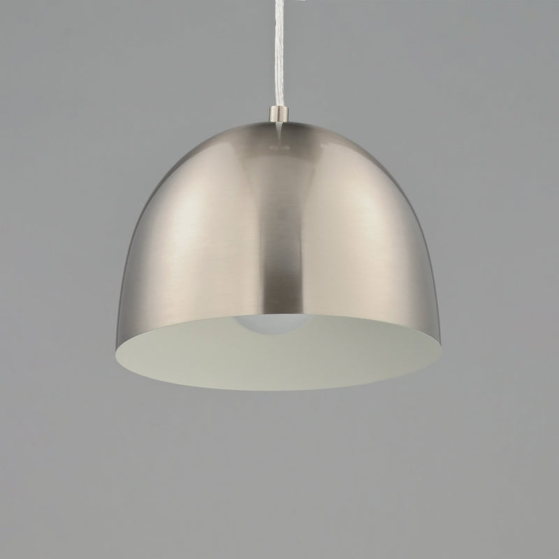 Tova 9" Pendant in Satin Nickel