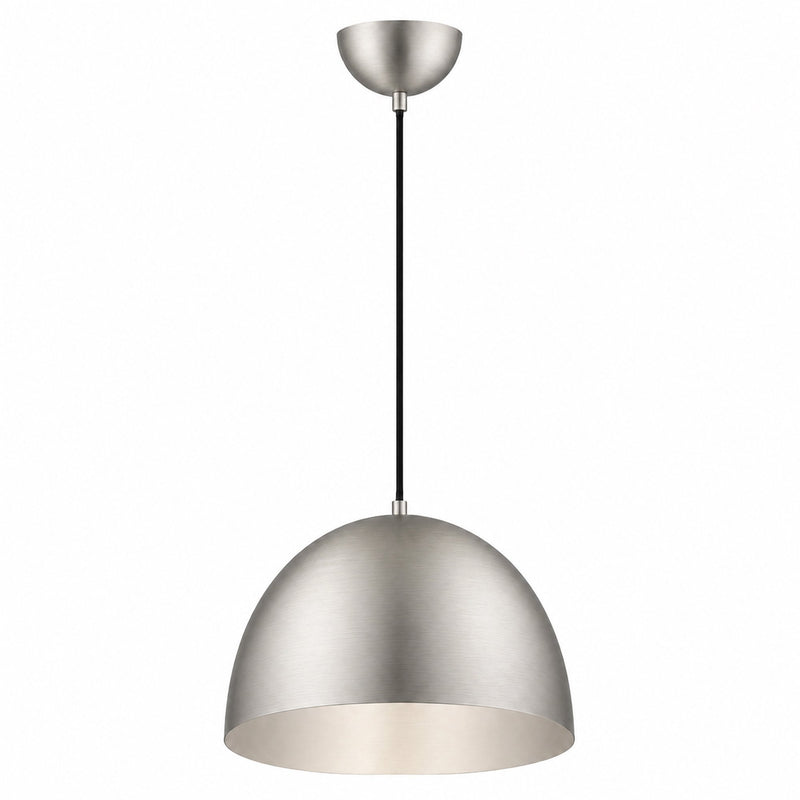 Tova 14" Pendant in Satin Nickel