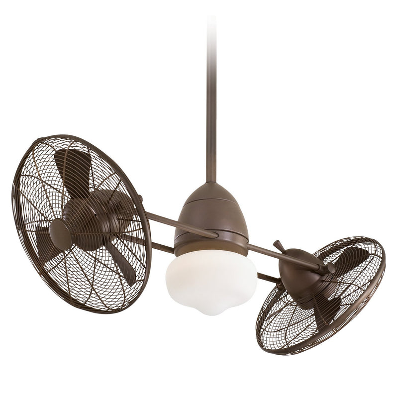 Gyro 42" Outdoor LED Ceiling Fan in Oil Rubbed Bronze