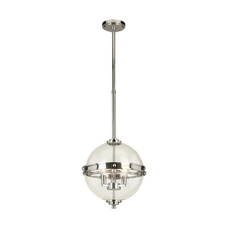 Cecilia Three Light Pendant in Chrome