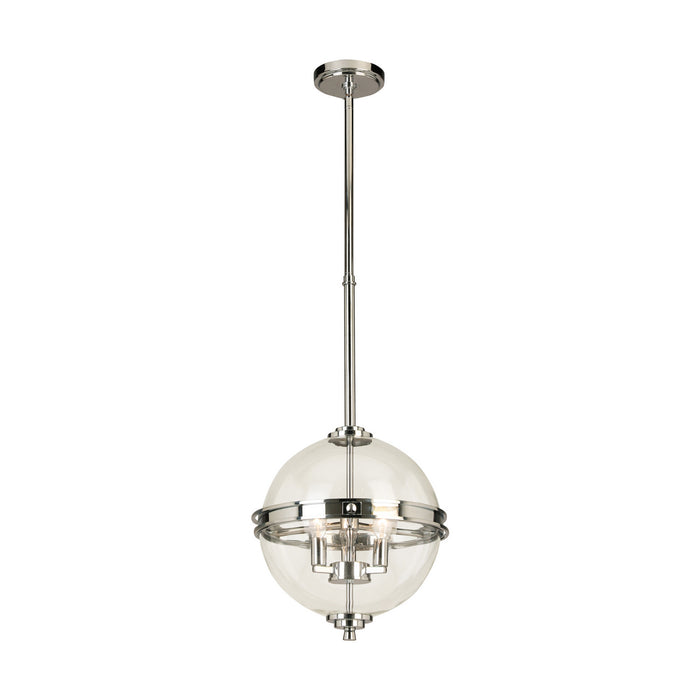 Cecilia Three Light Pendant in Chrome
