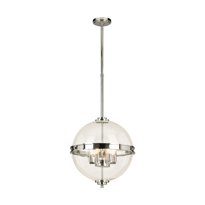 Cecilia Six Light Pendant in Chrome