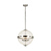 Cecilia Six Light Pendant in Chrome