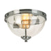 Cecilia Three Light Ceiling Mount in Chrome