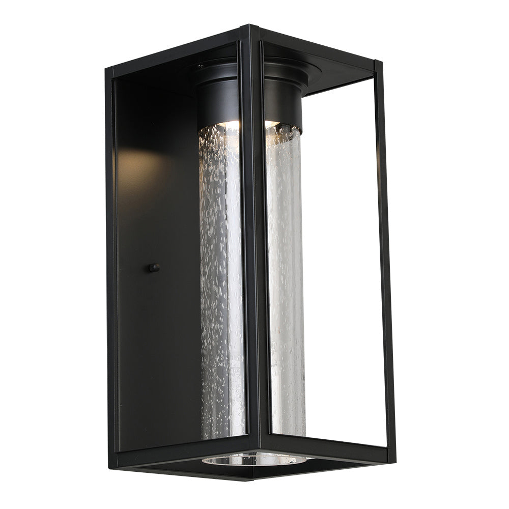 Walker Hill LED Outdoor Wall Light in Matte Black