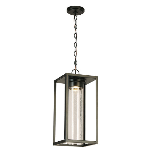 Walker Hill LED Outdoor Pendant in Matte Black