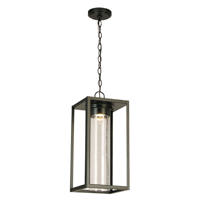 Walker Hill LED Outdoor Pendant in Matte Black