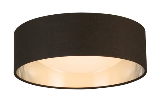 Orme LED Ceiling Mount in Black/Brushed Nickel