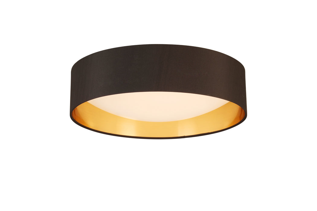 Orme LED Ceiling Mount in Black/Gold