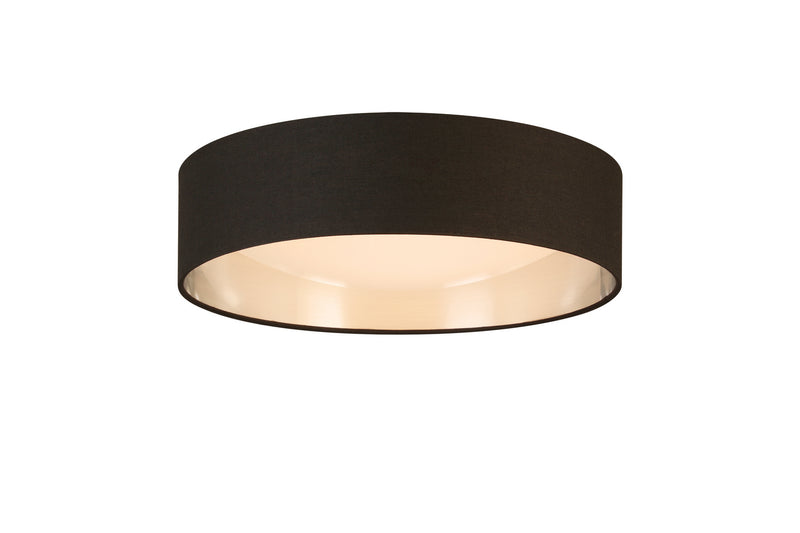 Orme LED Ceiling Mount in Black/Brushed Nickel