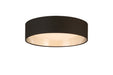 Orme LED Ceiling Mount in Black/Brushed Nickel