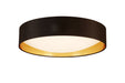 Orme LED Ceiling Mount in Black/Gold