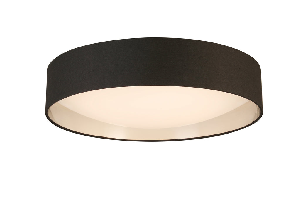Orme LED Ceiling Mount in Black/Brushed Nickel