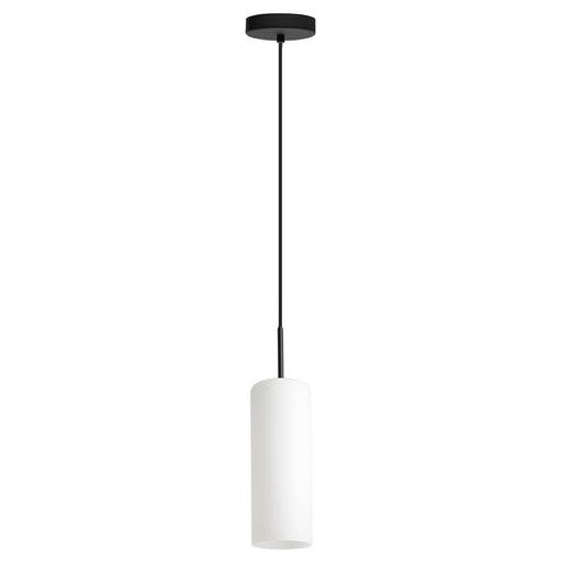 Troy 3 One Light Pendant in Structured Black
