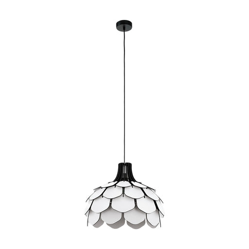 Morales One Light Pendant in White