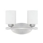 Dixon 2-Light Bath Vanity Light in Brushed Nickel