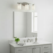 Dixon 3-Light Bath Vanity Light in Brushed Nickel