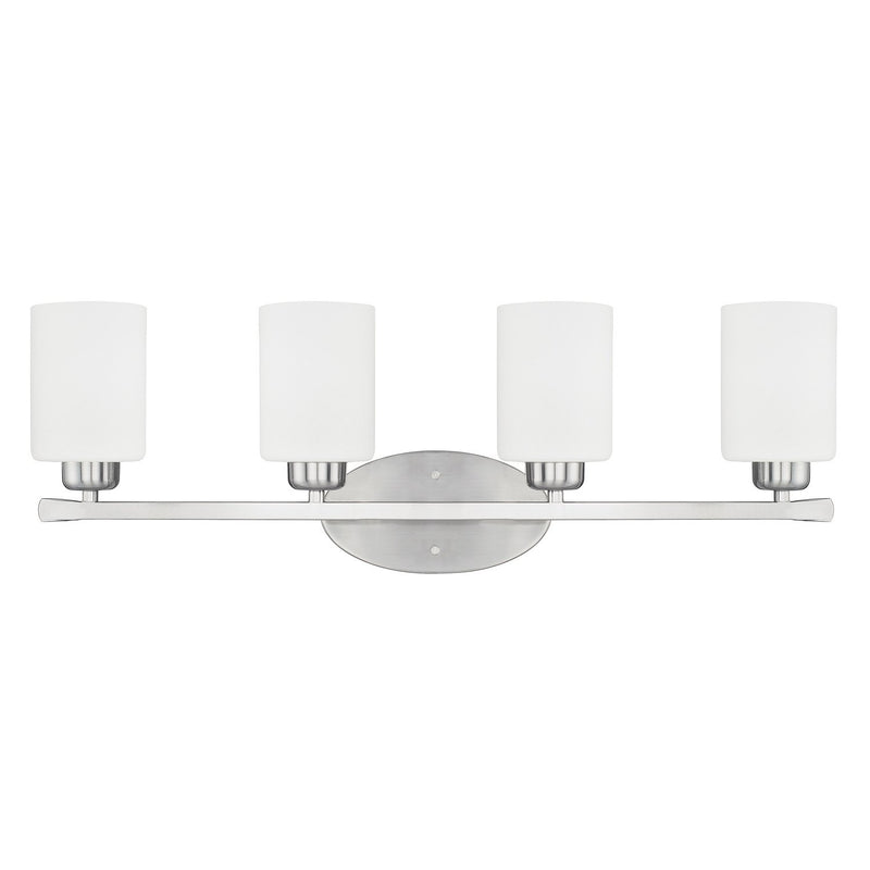 Dixon 4-Light Bath Vanity Light in Brushed Nickel