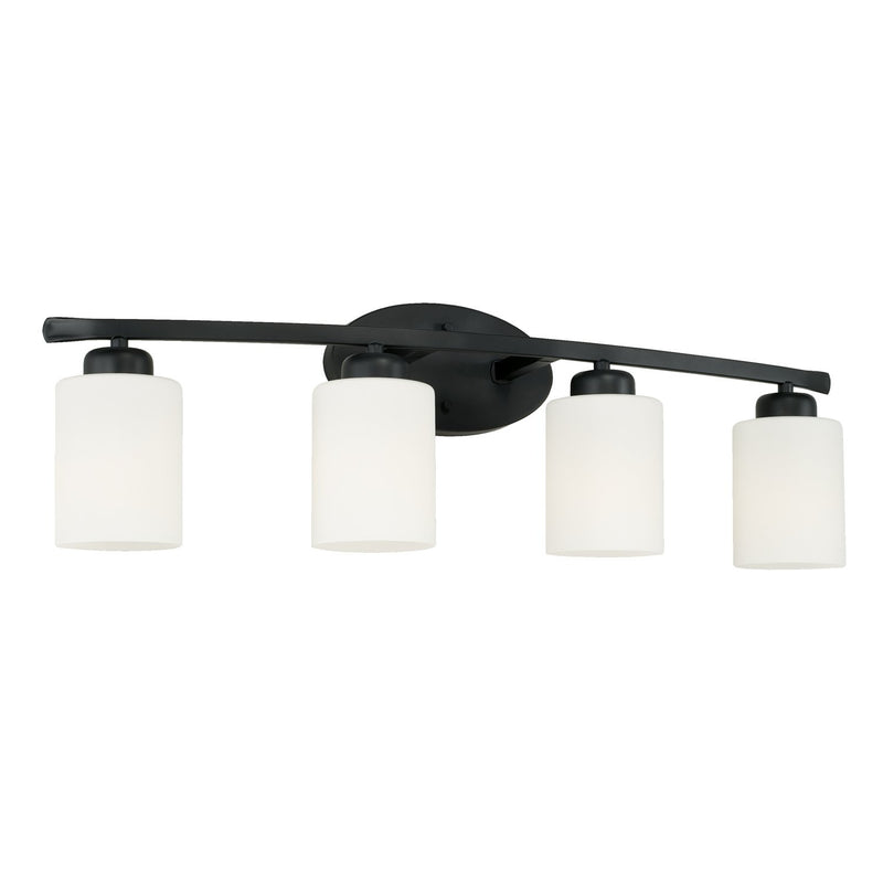 Dixon 4-Light Bath Vanity Light in Matte Black