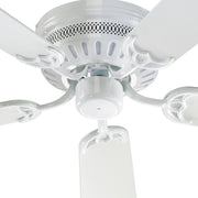 Custom 52" 5-Blade Hugger Ceiling Fan in White
