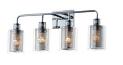 Filigree 4 Light Bath Vanity in Polished Chrome
