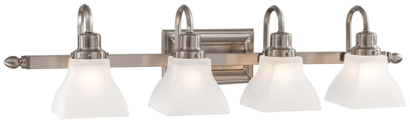 Mission Ridge 4-Light Bath Vanity Light in Brushed Nickel