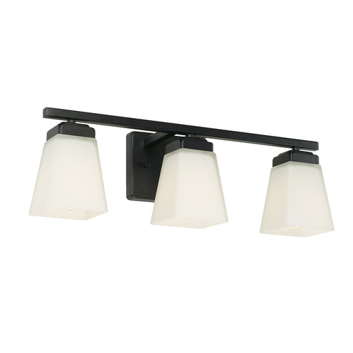 Baxley 3-Light Vanity in Matte Black - Lamps Expo