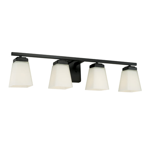Baxley 4-Light Vanity in Matte Black - Lamps Expo