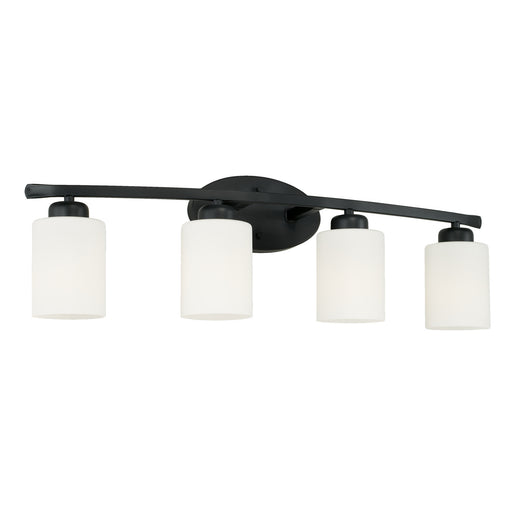 Dixon 4-Light Vanity in Matte Black - Lamps Expo