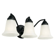 Brady 3-Light Vanity in Matte Black - Lamps Expo