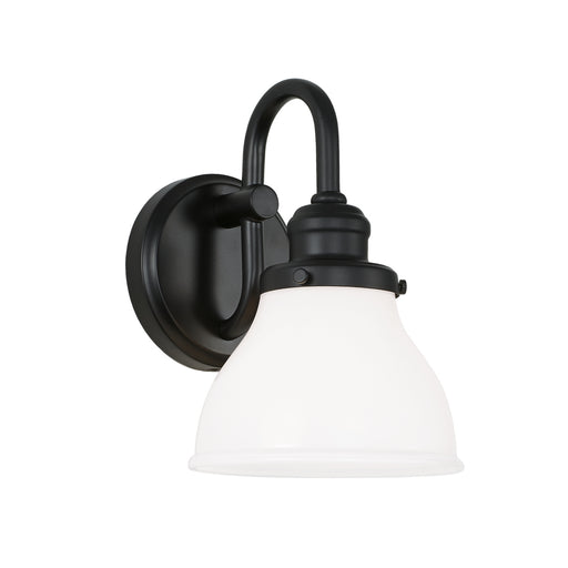 Baxter 1-Light Wall Sconce in Matte Black - Lamps Expo
