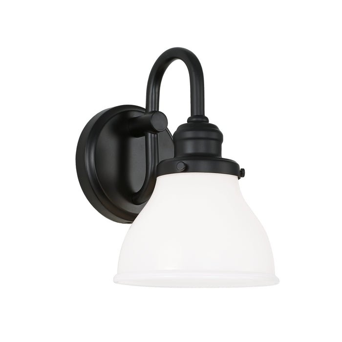 Baxter 1-Light Wall Sconce in Matte Black - Lamps Expo