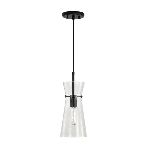 Mila 1-Light Pendant in Matte Black - Lamps Expo
