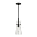 Mila 1-Light Pendant in Matte Black - Lamps Expo