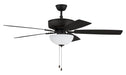 Pro Plus 211 White Bowl Light Kit 52" Ceiling Fan in Espresso - Lamps Expo