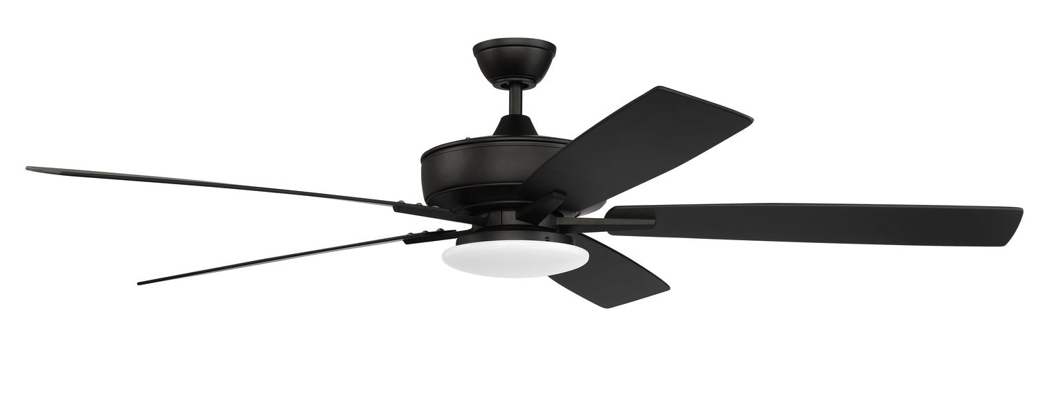 Super Pro 112 Slim Light Kit 60" Ceiling Fan in Flat Black