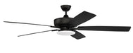 Super Pro 112 Slim Light Kit 60" Ceiling Fan in Flat Black