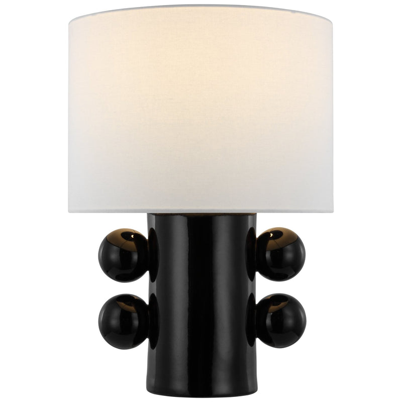 Tiglia Low Table Lamp in Black