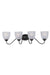 Stefan Four Light Bath Vanity in Black