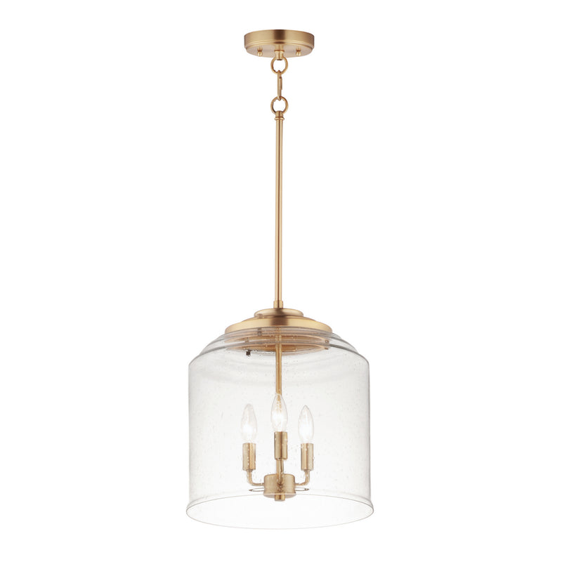 Acadia Three Light Pendant in Heritage