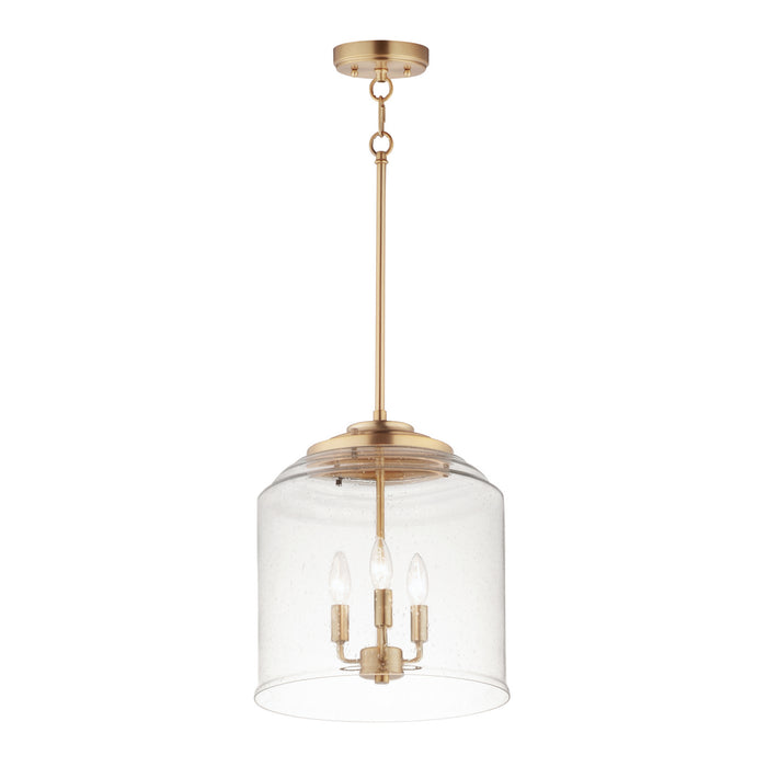 Acadia Three Light Pendant in Heritage