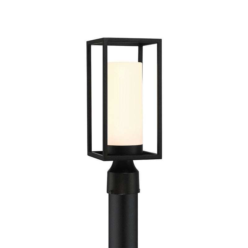 Ren 15.2" Outdoor Post Light in Powder Coat Black