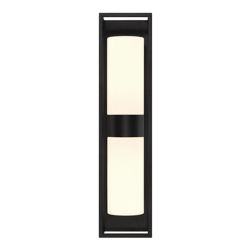 Ren 2-Light 23.2" Outdoor Wall Light in Powder Coat Black
